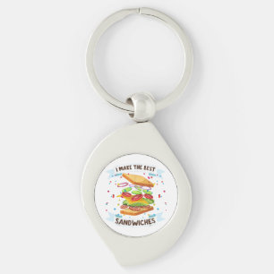 I Make The Best Sandwiches Dress for Food Lovers - Keychain
