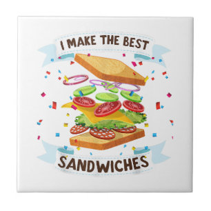 I Make The Best Sandwiches Dress for Food Lovers - Tile