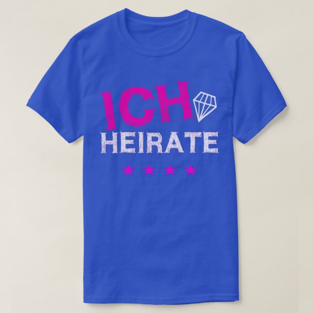 I Marry Marriage Bachelor Party Hen Party JGA T-Shirt (Design Front)