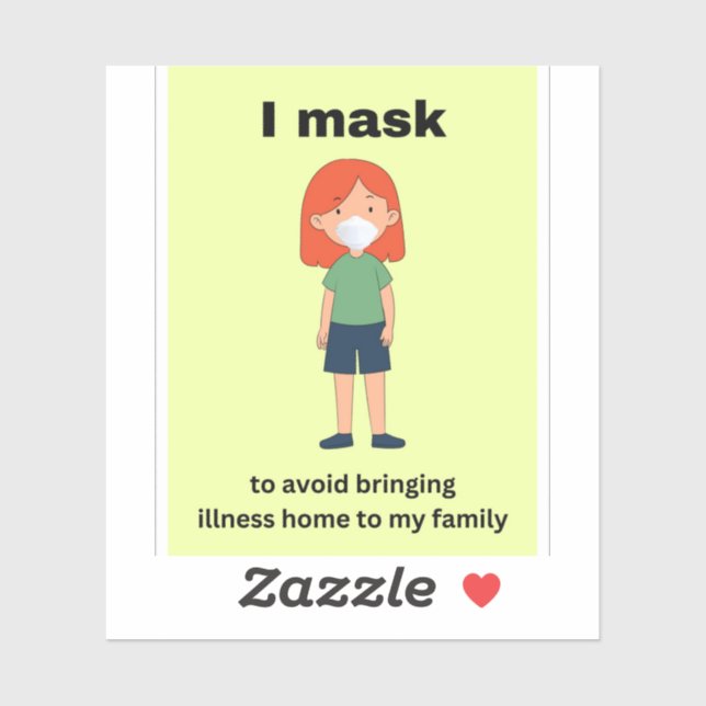 I mask to avoid bringing illness home to my... (Sheet)