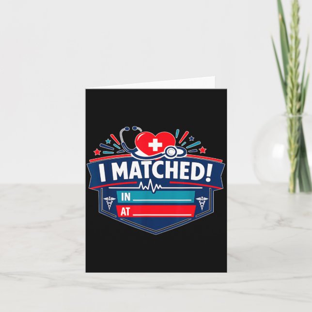 I Matched Card (Front)