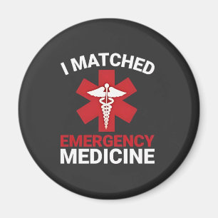 I Matched Emergency Medicine Graduation  Magnet