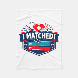 I Matched Fleece Blanket