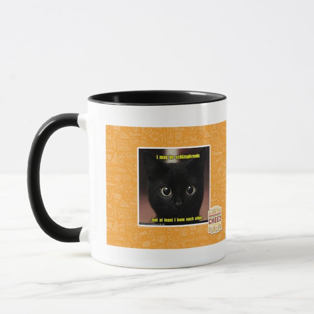 I may be schizophrenic mug (Left)
