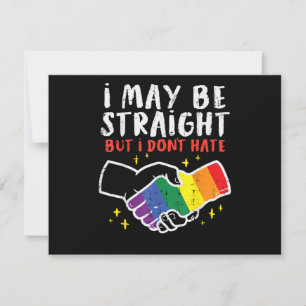 I May Be Straight But I Dont Hate Gay Pride Flag L