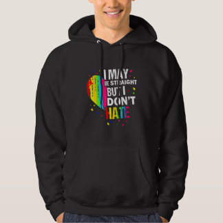 I May Be Straight But I Don't Hate Gay Pride Gay L Hoodie
