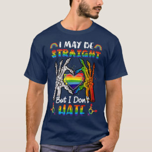 I May Be Straight But I Don't Hate LGBT Halloween T-Shirt