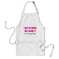 I may be wrong but i doubt it apron for Mrs Right