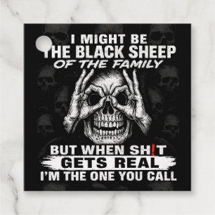 I Might Be The Black Sheep Of The Family Favour Tags