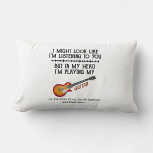 I Might Look Like Im Listening to You But in My Lumbar Pillow
