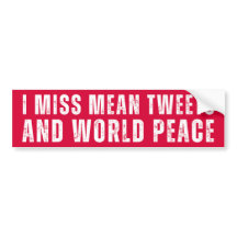 I Miss Mean Tweets and World Peace, Anti Joe Biden