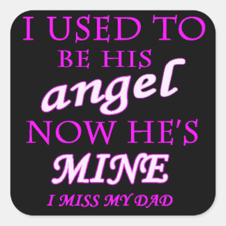 I Miss My Dad Window Sticker