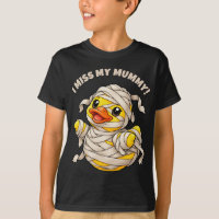 I Miss My Mummy Rubber Duck Halloween
