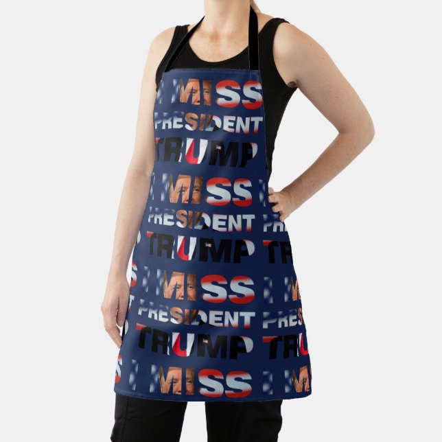 I Miss President Trump All-Over Print Apron (Insitu)