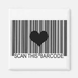 I MISS YOU BARCODE MAGNET