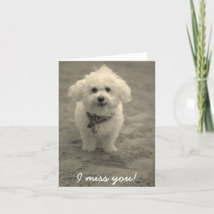 I miss you! card