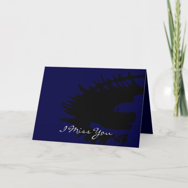 I Miss You Card (Front)
