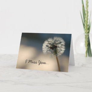 I Miss You Card