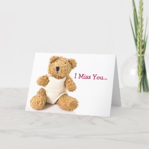 I Miss You card