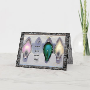 I miss you Christmas Card