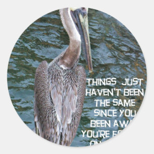 I Miss You_ Classic Round Sticker