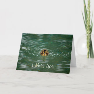 I Miss You Greeting Card
