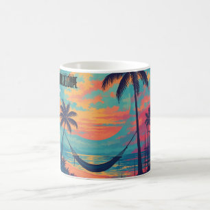 "I miss you Guadeloupe" - Sunset & Hama Coffee Mug