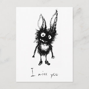 I Miss You Postcard