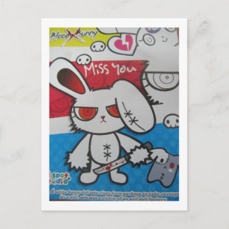 I Miss You postcard