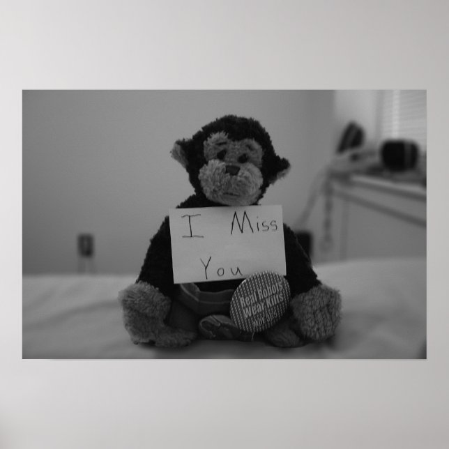 I miss you poster (Front)