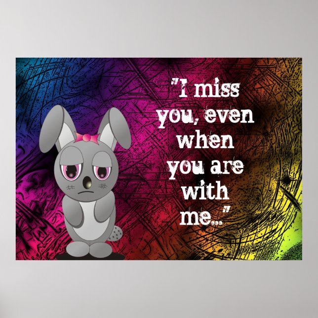 I Miss You Poster (Front)