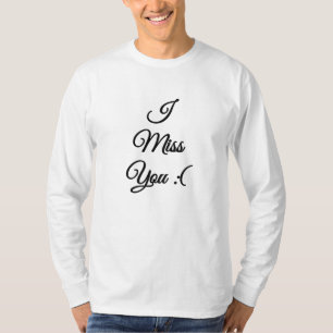 I miss you sad emoji T-Shirt
