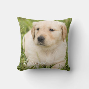 I miss you throw pillow