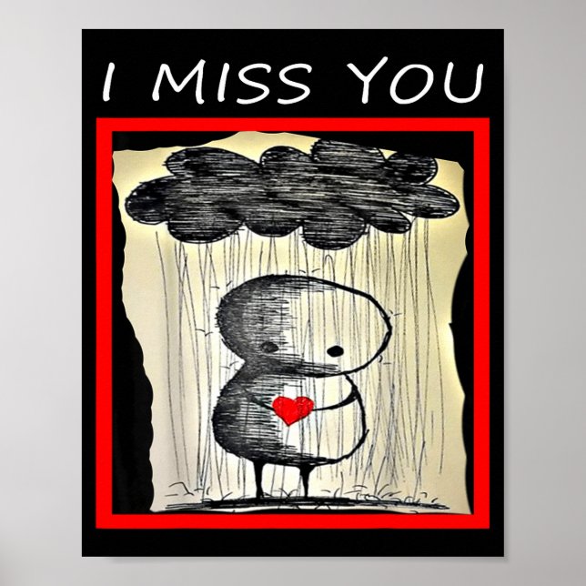 I Miss You Valentine’s Day  Poster (Front)