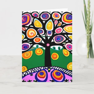 I Miss You   Whimsical Art Card