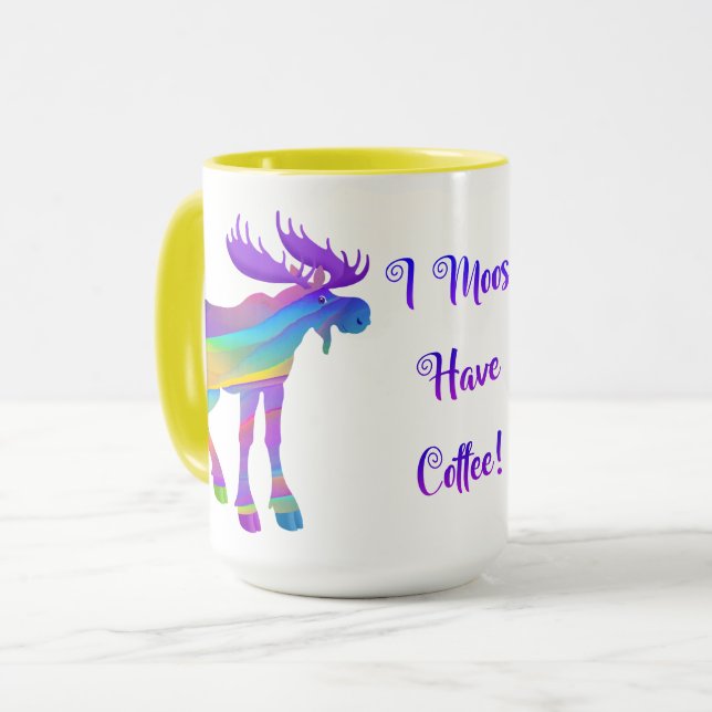 I Moose Have Coffee II - 15 oz. Mug (Front Left)