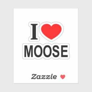 I ❤️ MOOSE I LOVE MOOSE I HEART MOOSE Vinyl