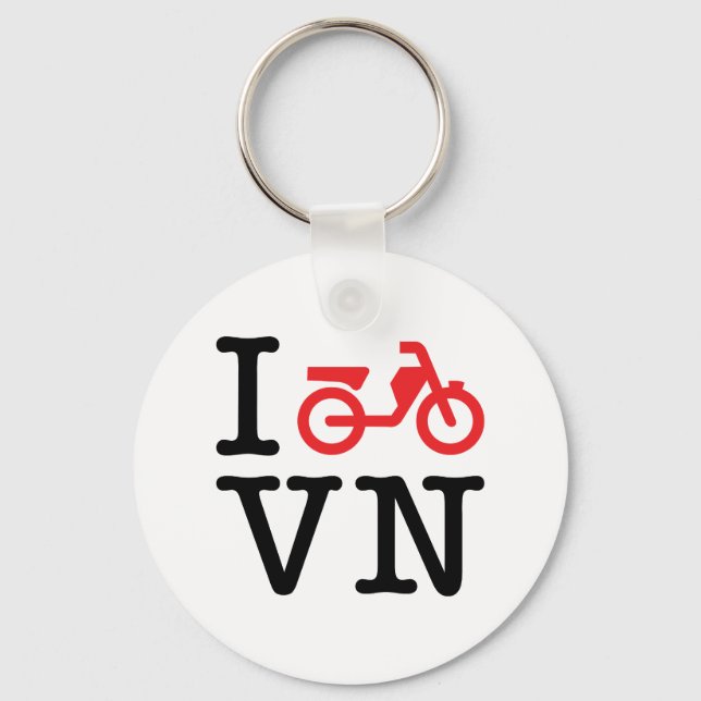 I Motorbike Vietnam Keychain (Front)