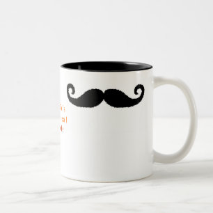 I Moustache... Two-Tone Coffee Mug