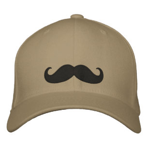 i moustache you a question embroidered hat
