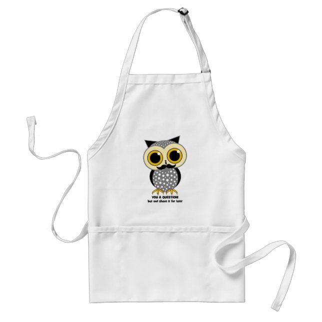 I moustache you a question standard apron (Front)
