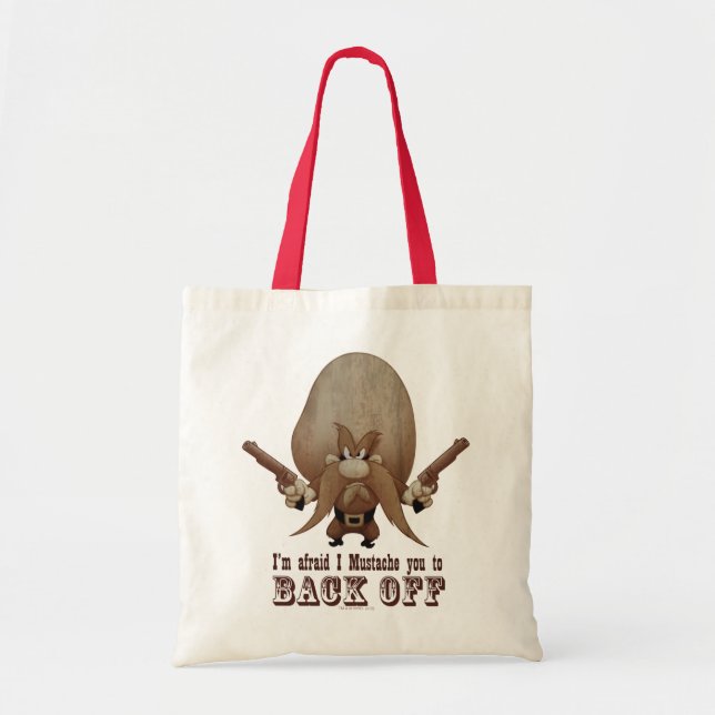 I Moustache You To Back Off Tote Bag (Front)