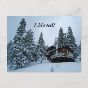 I Moved! Announcement Postcard