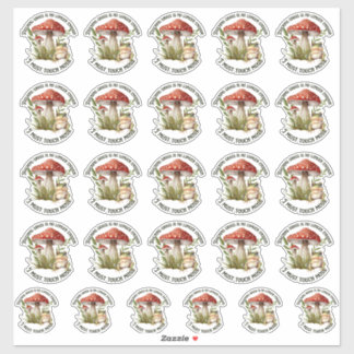 "I must touch moss" bulk decal