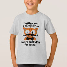 I Mustache You a Question drôle Pun T-shirt