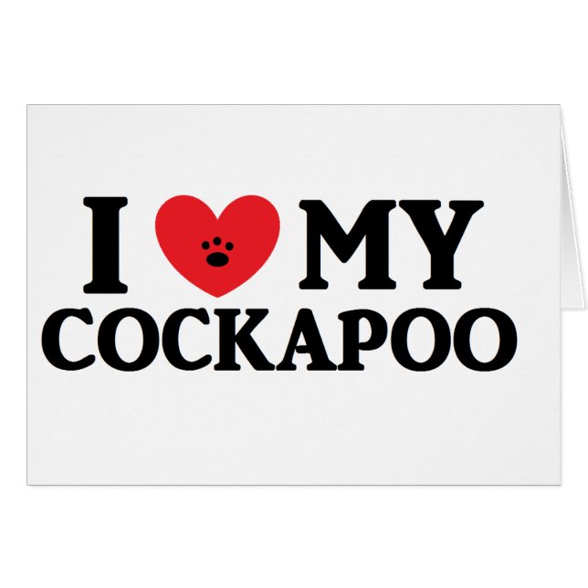 I ♥ My Cockapoo (Front Horizontal)