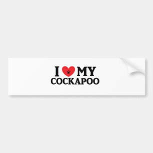 I ♥ My Cockapoo Bumper Sticker
