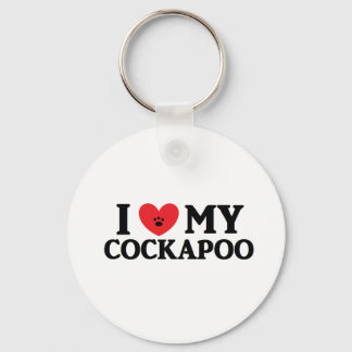 I ♥ My Cockapoo Keychain