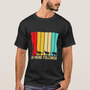 I My Followers Tie Love Cats Farmer Farmer T-Shirt