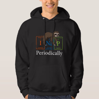 I Nap Periodically Animal Chemist Nerd Lazy Sloth  Hoodie